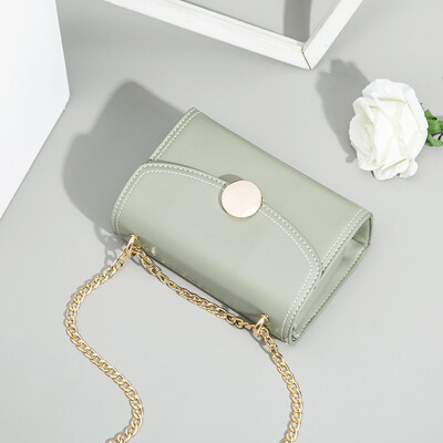 

Summer New Texture Ocean Style Women Korean Version Baitie Single Shoulder Slant Fashion Chain Square Bag