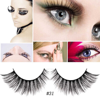 

〖Follure〗Black 3D Artificial Mink Hair Soft Long Natural Makeup Eye Lashes Thick