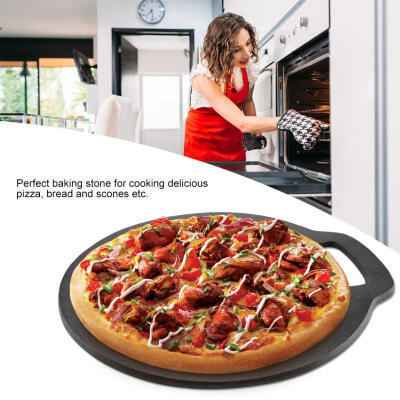 

Greensen Non-stick Cast Iron Pizza Bread Scones Baking Stone Plate