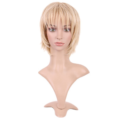 

Long Curly Synthetic Wig with Bangs Hair Wigs Heat Resistant Full Wig Full Head for Women