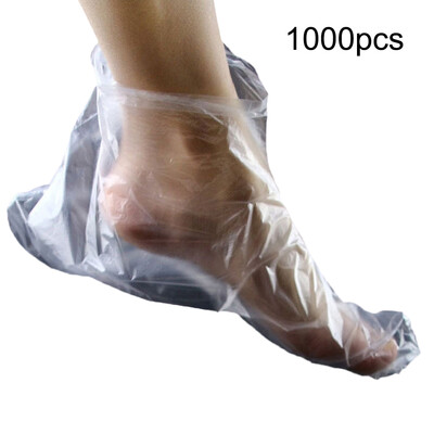 

1000pcs500pcs Foot Cover Feet Bags Disposable Plastic Therapy Waterproof Bathroom Protector Pedicure Accessories