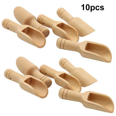 

Natural Wooden Coffee Tea Sugar Salt Powder Spoon Scoop Kitchen Utensil Tool