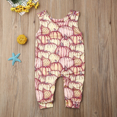 

Toddler Baby Boy Girls Kid Halloween Broom Bodysuit Vest Outfits Clothes Tops