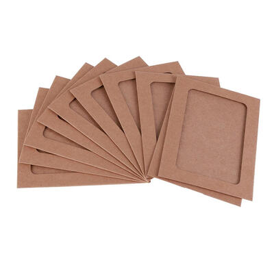 

10pcs Paper Frame with Clips Rope Combine DIY Wall Photo Hanging Home Decor