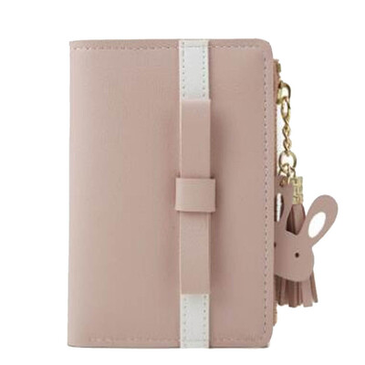 

Tailored Ladies Color Matching Candy Color Wallet Short Student Purse Zipper Card Package