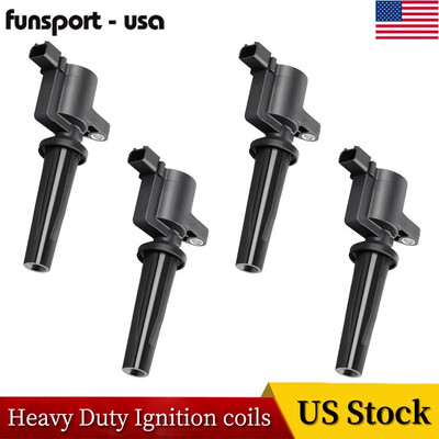 

Ignition Coils 4 Pack 4M5Z12029B for Ford Escape-Focus Europa-Transit Connect-Mazda 3-Mercury Mariner-20L 23L 4Cyl Dohc