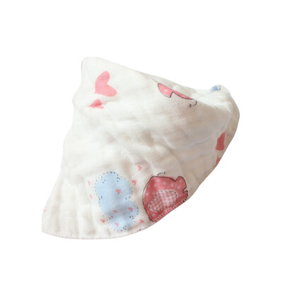 

8 Layers Baby Kids Soft Cotton Gauze Bib Towelborn Saliva Scarf Burp Cloths