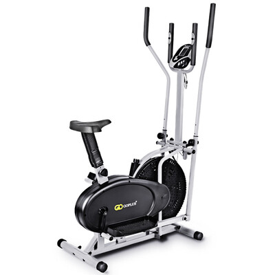 

2 in 1 Elliptical Dual Cross Trainer Machine Fan Bike