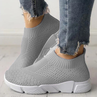 

Women Shoes Plus Size 42 Sneakers Women Summer Gym Shoes 2019 Breathable Flyknit White Sneakers Zapatillas Mujer Casual Krasovki