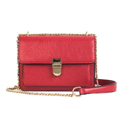 

PU Leather Shoulder Crossbody Handbags Women Casual Chain Messenger Bags