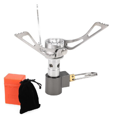 

Lixada Super Lightweight Mini Pocket Outdoor Cooking Burner Folding Camping Gas Stove 3000W