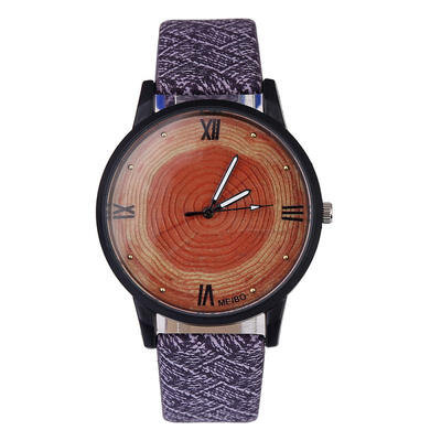 

Mens Casual Wrist Watch Premium Tree Ring Dial Watch