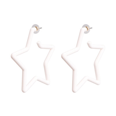 

2019 New Arrivals Fashion Heart Shaped Geometry Acrylic Resin Drop Dangle Earrings For Women Trendy Party Jewelry Brincos
