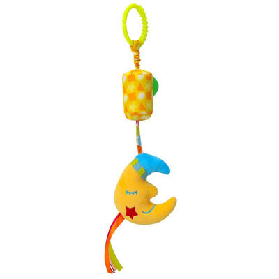 

Cartoon Car Hanging Doll Kid Squeak BB Sound Wind Chimes Appease Rattle Toy