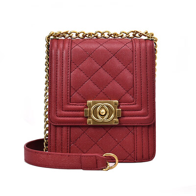 

Linger Chain Bag Mobile Handset Single Shoulder Slant Bag Fashion Mini-change Small Bag Tide