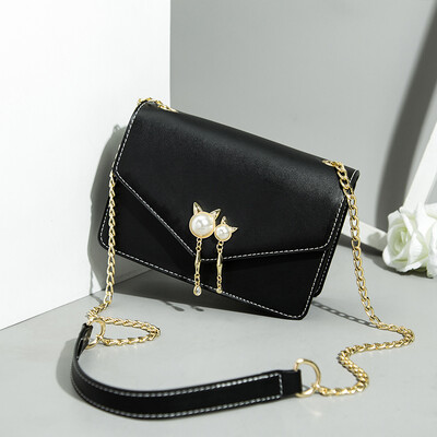 

Summer Female Korean Edition Single Shoulder Fashion Chain Baitao Slant Bag Small Fresh Student Summer