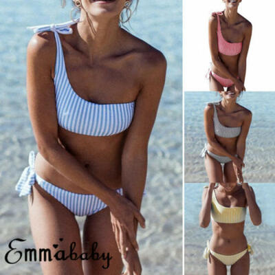

Emmababy Women Push-up Bra Bandage Bikini Set Swimsuit Triangle Swimwear Bathing
