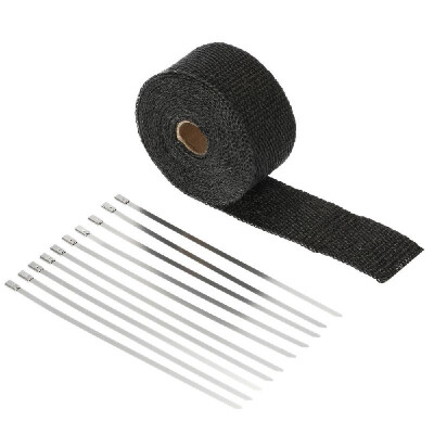 

5m Exhaust Heat Wrap Turbo Pipe Heat Insulated Wrap for Car Motorcycle
