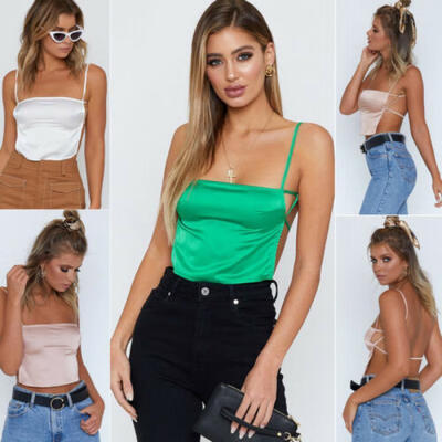

NEW Summer Women Casual Tank Top Vest Blouse Sleeveless Sexy Crop Tops Bralette