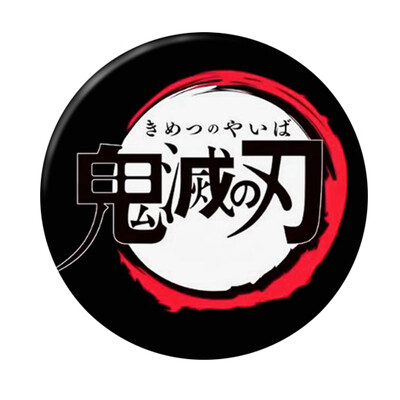 

Anime Demon Slayer Kimetsu No Yaiba Anime Cartoon Round Tinplate Badge Collectible Brooch Bag Accessory