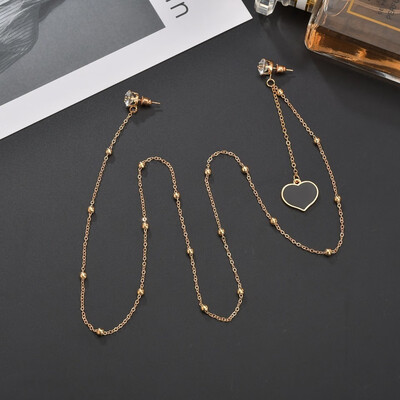 

Seaside Necklace Multi-layered Gold Ladies Necklace Head Pendant Bohemian Fashion Jewelry Wedding Party Summer Girlfriend Gift