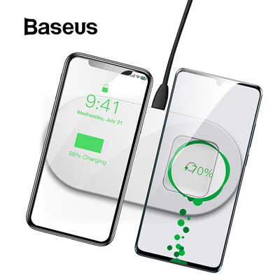 

Baseus thin 18W Max 2 in 1 Wireless Charger For Phones&Pods wireless charger for iPhone X Huawei Samsung OPPO ViVo