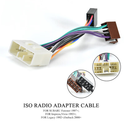 

12-021 ISO Radio Wiring Harness Adaptor connector For SUBARU 1992 RENAULT Traffic 2014