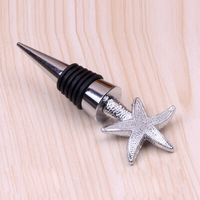 

Gobestart Zinc Alloy Wine Bottle Stopper Metal Clear Rhinestones