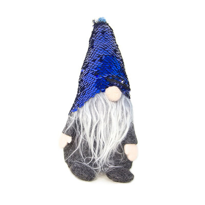 

NEW Plush Gnome Doll With Sequins HatPocket Swedish Christmas Santa Nordic Elf Figurine Ornament Home Holiday Decorations