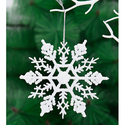 

Snowflake Glitter Christmas Xmas Hanging Tree Frozen Decorations