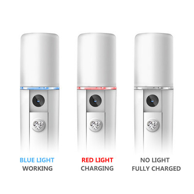 

Greensen 20ml USB PortableNano Mist Spray Atomization Mister Face Facial Moisturizing Mist Sprayer Cold Sprayer Face Sprayer