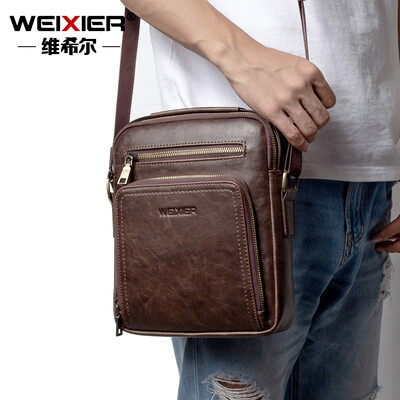 

Explosive retro mens shoulder messenger bag Multifunctional casual handbag
