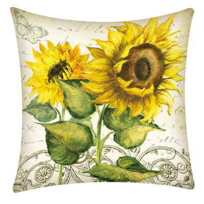 

〖Follure〗Print Pillow Case Polyester Sofa Car Cushion Cover Home Decor 45 X 45cm