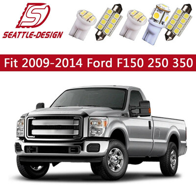 

13x White LED Bulb Interior Lights Package Kit For 2009-2014 Ford F150 250 350