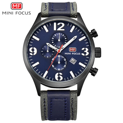 

MINI FOCUS Fox Mens Watch Quartz Watch Outdoor Scrub Multifunction Calendar Waterproof MF0003G