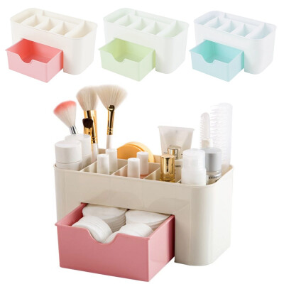 

Plastic Makeup Organizer Box Cosmetic Storage Container Lipstick Holder Jewelry Organizer Sundries Case Makeup Box