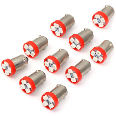 

10pcs 1156 BAS9 SMD 3528 4 LEDs 02W Reversing Backup Fog Turn Light Bulb