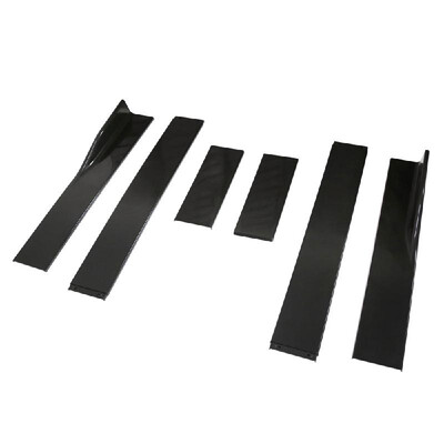 

Car Side Skirt Extensions Rocker 22M Universal Splitters Diffuser Lips Side Skirt Black