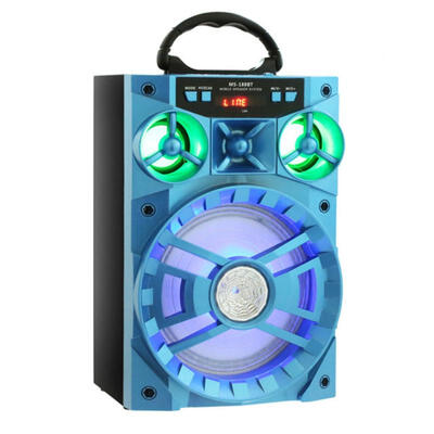 

MS - 188BT Portable Bluetooth Speaker With LED Light Support USB TF Card