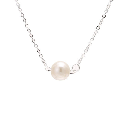 

Fashion "Bridal" Bridesmaid White Pearl Necklace For Women Jewelry Pendant