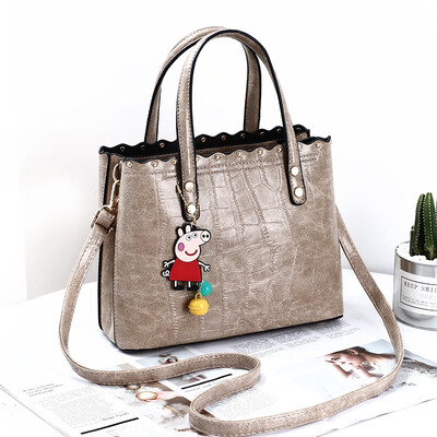 

Summer bag ladys new fashion simple handbag Korean version Baitao fashion single shoulder bag inclined bag