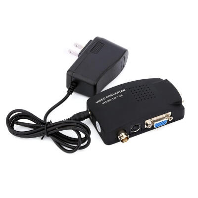 

Greensen Composite TV BNC -video to VGA Video Converter Adapter For DVR US Plug