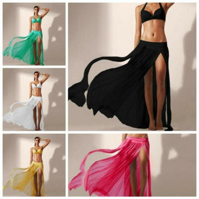 

Beauty Wrap Dress Beach Pareo Long Mesh Skirt Cover Up Bikini Cover Up Bathing