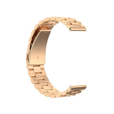 

General Watch Bands Quick Release Bracelet Width Stainless Three Beads Steel Strap Wrist Replacement Watch Bands Multi Color 22