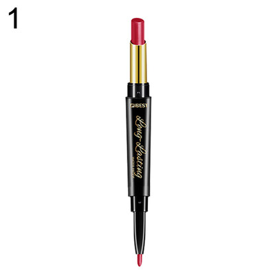 

Sexy Rotating Double Head Moisturizing Matte Velvet Lipstick Lip Liner Pencil