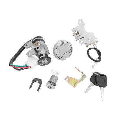 

Replacement For GY6 50CC Motorbike Scooter Ignition Switch 1 Pair Keys Kit Motorcycle Accessories