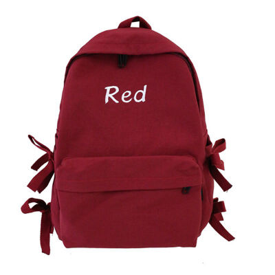 

bf ancient sense girl Korean version of the high school School School School Bag Two-shoulder Bag Students ins simple hundred back