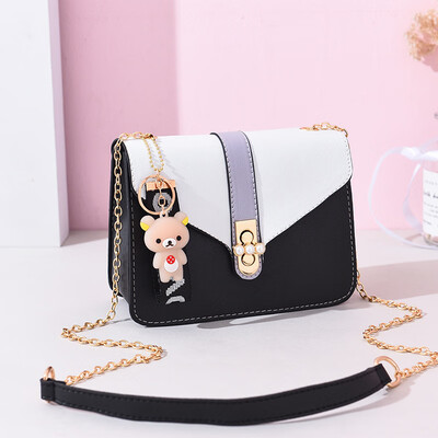 

Female bag 2019 spring&summer new wave female bag Korean version of the female bag fashion small fresh Messenger bag