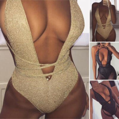 

Women Bandage One Piece Bikini Monokini Push Up Padded Bra Swimwear Swimsuit Hot