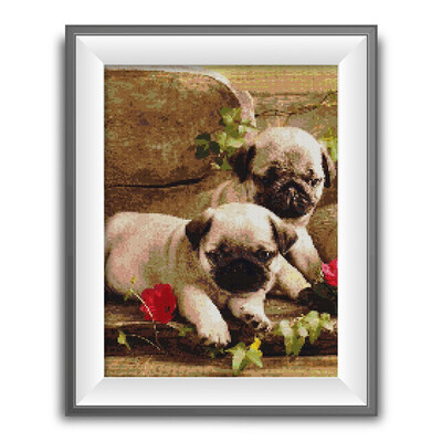 

kirin show Damond Painting Cross Stitch Animal Diamond Embroidery Dog Painting Resin Full Drill Mosaic Home Decor